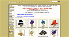 Desktop Screenshot of essencehat.com