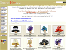 Tablet Screenshot of essencehat.com